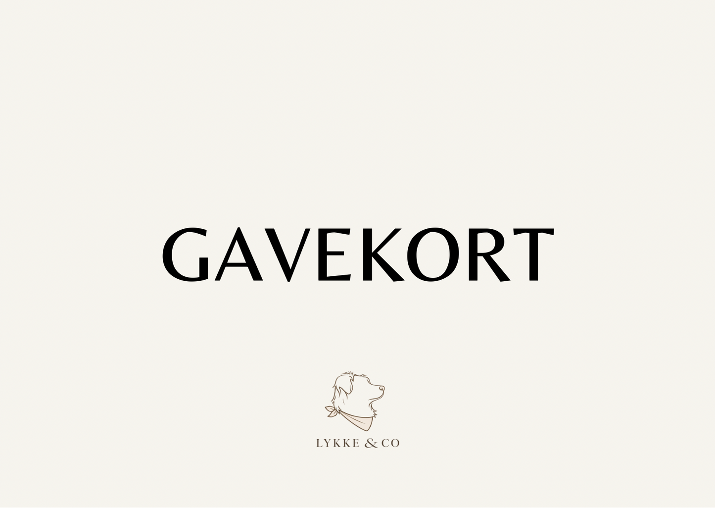 Gavekort