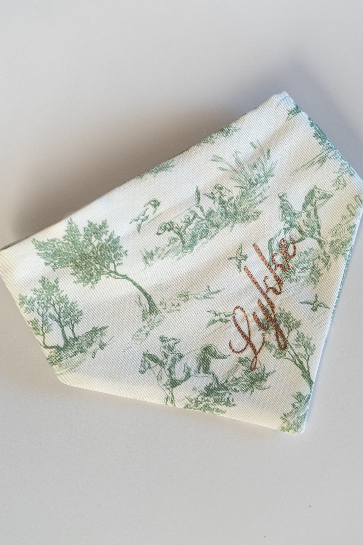 bandana - toile verte